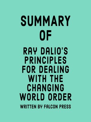 cover image of Summary of Ray Dalio's Principles for Dealing with the Changing World Order